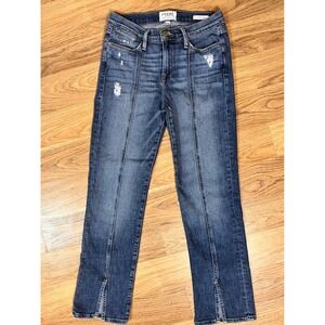Frame denim size 24 le high straight